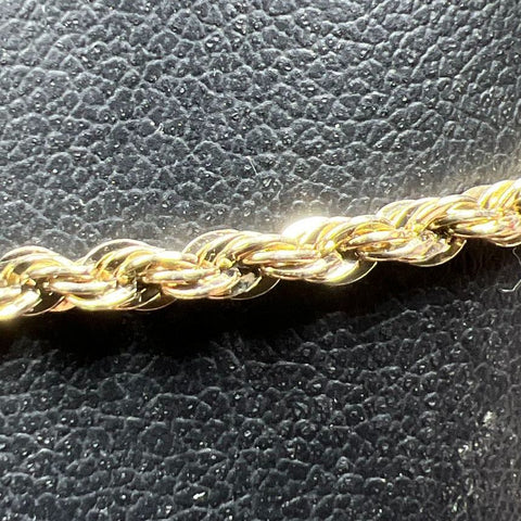 Danecraft Vermeil 925 Sterling Silver Gold tone Twist Bracelet 3.43g