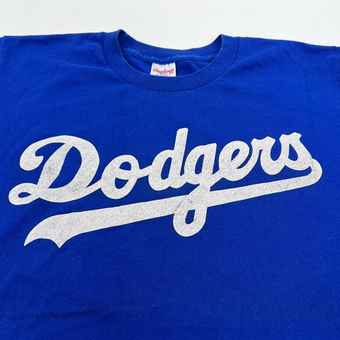 Vintage 80s LA Dodgers MLB Single Stitch Rawlings USA Made T-Shirt Sz XL
