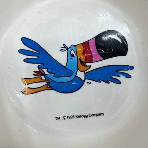Kellogg's 6 Pc Cereal Bowl Set Tony Tiger Toucan Sam Snap Crackle Pop Corny 1995