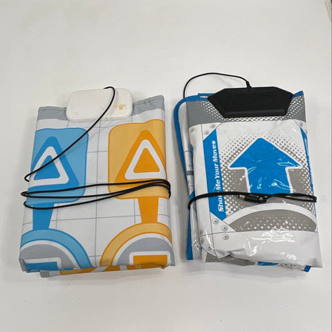 Dance Dance Revolution Nintendo Wii Controller Dance Pad Mat Lot of 2 Konami