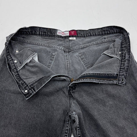 Vintage 90s Levi's 545 Loose Fit Made in USA Jeans Black Orange Tab Sz 42x32