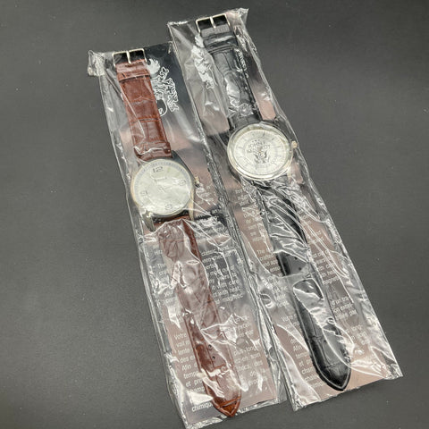 Eiger & Commemorative Wristwatch Lot of 8 Leather Straps