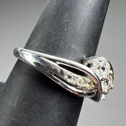 925 Sterling Silver Multi-Gemstone Ring Size 7