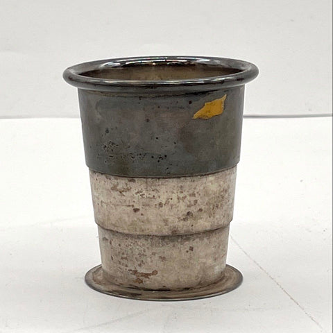 Van Bergh Quadruple Plate Collapsible Travel Cup Antique Rochester NY 752