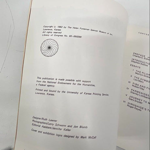 1980 Tokaido III Exhibition Catalog & Guidebook Lot Spencer Museum of Art KU