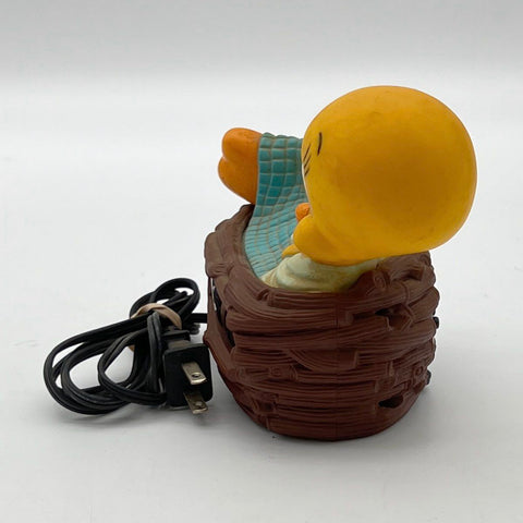Vintage Tweety Bird Westclox Alarm Clock 1996 Warner Bros Tested Lights Up