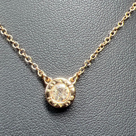 Coach Gold tone Faux Pearl Ring and Rhinestone Necklace