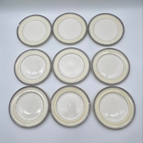 Johnson Bros The Blackwood Pareek Plates Set 9 Piece England Vintage 9"