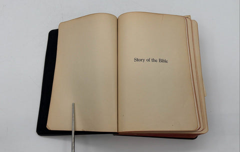 Antique 1904 Hurlbut's Story of the Bible John C Winston Illustrated Color