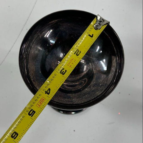 Vintage Mid-Century Gadettta Silver Plate Twisted Stem Coupe Martini Glasses