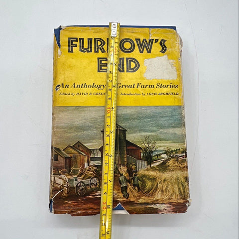 Furrow's End Anthology of Great Farm Stories 1946 Hardcover Dust Jacket