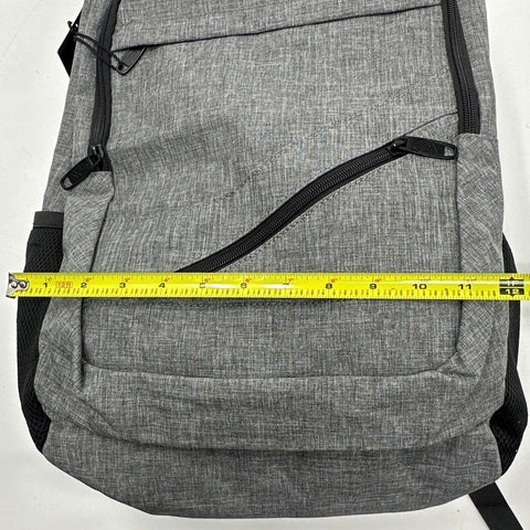 Matein 18" Large Grey Travel Laptop Backpack USB Charging Port NWT