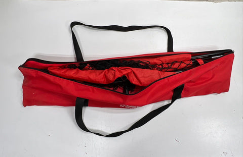 Powernet 1003F I-Screen Baseball Softball Pitching Protection Net Portable Red