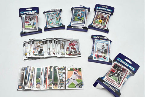 Football & Baseball Card Lot 2020s Panini Topps Mosaic Optic 3 Lbs See Photos