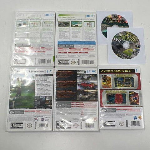 Wii Fit Need for Speed Tiger Woods 7 Nintendo Wii Game Lot