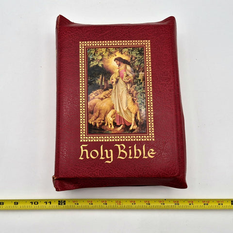 Consolidated Vintage Holy Bible Good Leader Edition KJV Illustrated 1956