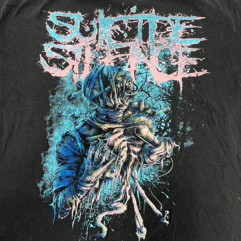 Suicide Silence The Cleansing Album Art T-Shirt Deathcore Metal Band Tee Sz XL