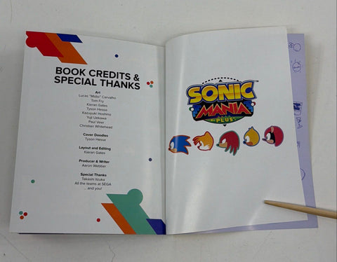 SEGA Sonic Mania Plus The Art of Sonic Mania Collector's Edition Art Book