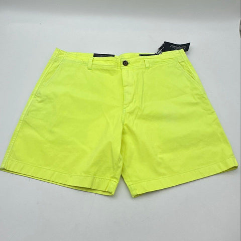 Vineyard Vines Men's 7" Island Shorts Highlighter Yellow Solid NWT Size 35