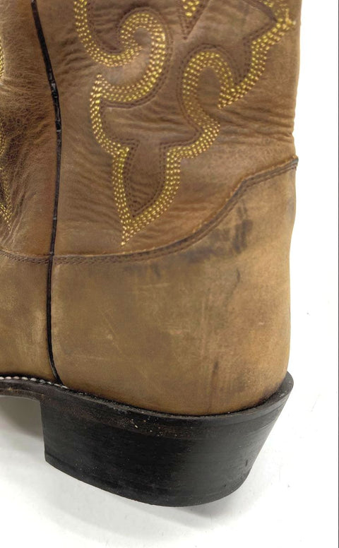 Justin 2252 Brown Distressed Leather Western Cowboy Boots Men's Size 10D