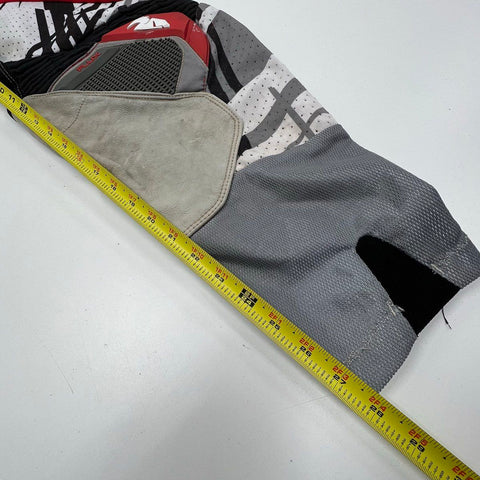 Thor Mens Flux Semi Vented Motocross Pants Black Red Graphic Dirt Bike MX Sz 28