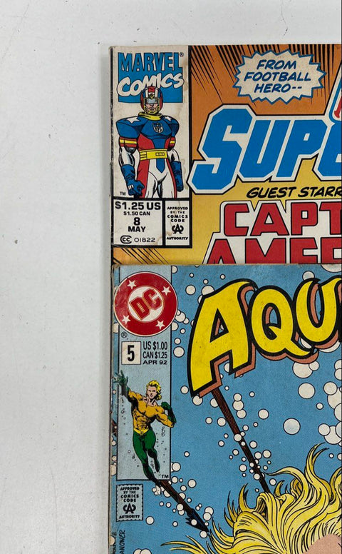 Cage #2 #3 Lot + Superpro #9 Captain America Aquaman #5 Marvel DC Comics