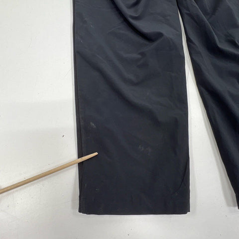 Athleta Women's Brooklyn Lined Pants Black Ribbed Side Stripe Sz 6P NWT