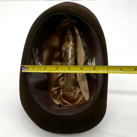 Vintage Oberlauder Antilope Brown Tyrolean Alpine Fedora Hat Sz 7