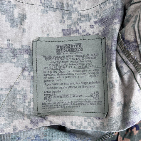 USMC Men's Woodland MARPAT Camo MCCUU Military Cargo Pants Large Long