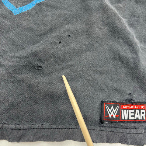 Vintage 2012 WWE The Shield Authentic Wear Distressed Faded T-Shirt