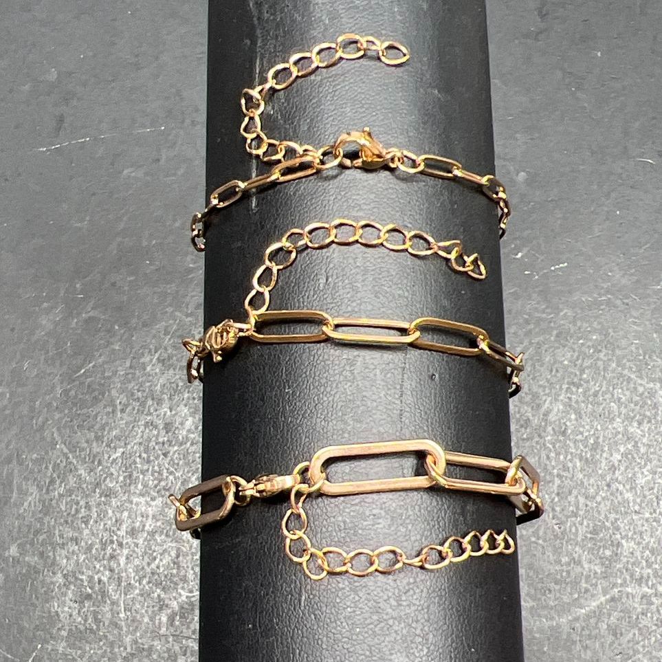 3 Ever True Chain Bracelets NIB