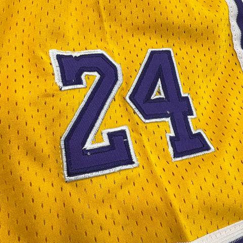 Unbranded Black Mamba Lakers Tribute Mesh Basketball Shorts Yellow Purple Men's