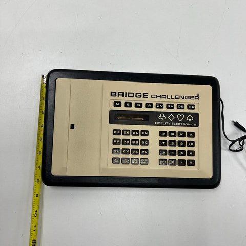 Vintage 1970s Fidelity Bridge Challenger Electronic Card Game Computer In Case