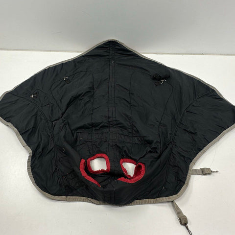 SmartPak Pony Horse Blanket Red Quilted Turnout Rug Adjustable 48 in