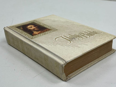 Vintage 1979 The New American Holy Bible Fireside Family Edition Catholic White