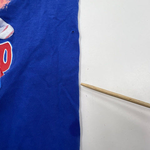 Vintage 1998 Sammy Sosa 66 HR Tour Chicago Cubs T-Shirt Double Sided Sz M