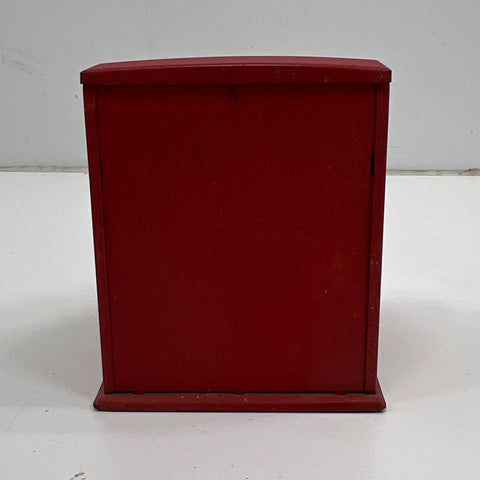Vintage Tom Thumb Toy Cash Register Metal Western Stamping Co Jackson MI Red