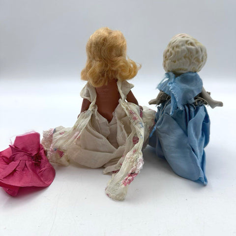 Vintage Doll Lot Nancy Ann Story Book Doll & Japan Bisque 5 Inch 2 Pieces