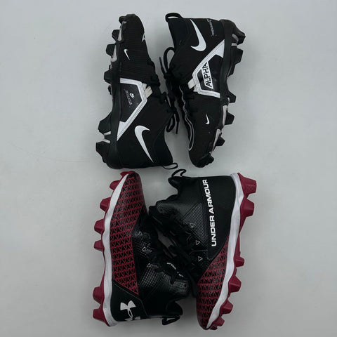 Nike Alpha & Under Armour Youth Athletic Field Cleats Lot Size 4Y 4.5Y