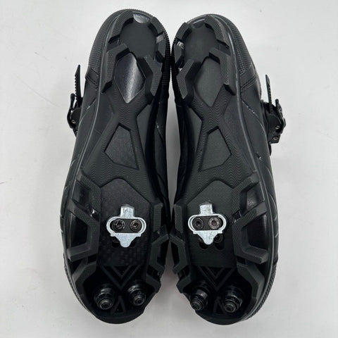 Kescoo Black Men's Mountain Bike SPD Cycling Shoes Size 45