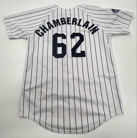 2008 New York Yankees Joba Chamberlain #62 Jersey Majestic All-Star Patch Sz S