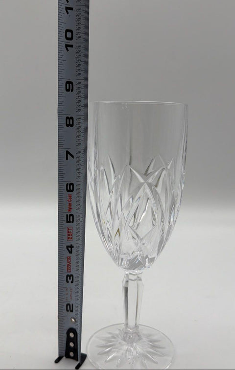 Marquis Waterford Brookside Water Goblets Set 4 Clear Crystal 8.5 Inch