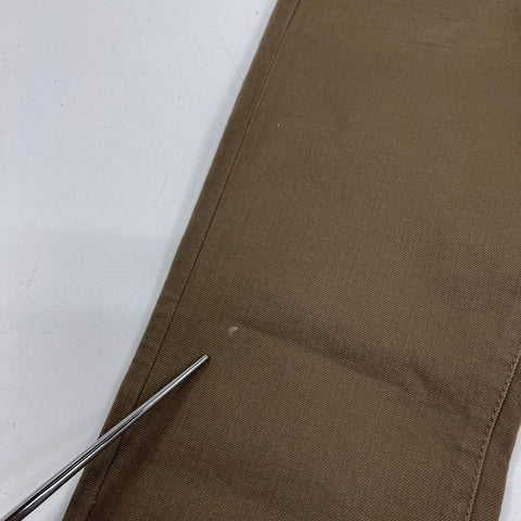 Uniqlo Men's Brown T-000 Original Basic Skinny Fit Tapered Pants Sz 30