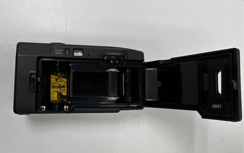Vintage Kodak S100 EF 35mm & Minolta Vectis 10 APS Film Camera Lot With Bag