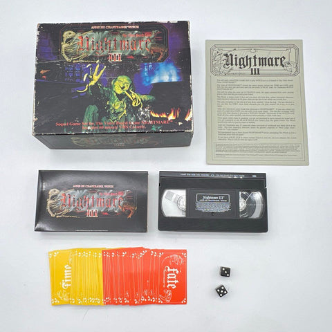 Nightmare III Anne de Chantraine Witch VHS Video Board Game Sequel Not Tested