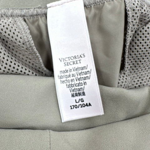 Victoria's Secret Women's Taupe Sleeveless Wide Leg Jumpsuit Back Cutout Sz L