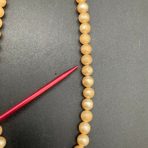 Vintage Trifari Simulated Pearl Necklace Rhinestone Clasp Original Box