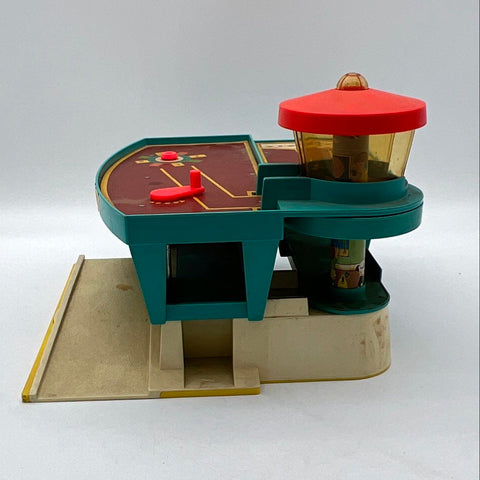 Vintage Fisher-Price Play Family Airport Playset Building Only 996 1970s