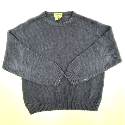 Vintage Lot of 2 LL Bean & Eddie Bauer Classic Sweaters Sz L