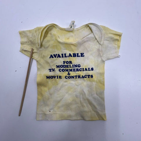 Vintage 80s 90s Kids Baby Clothes Lot of 6 Velour Graphic Tee Distressed